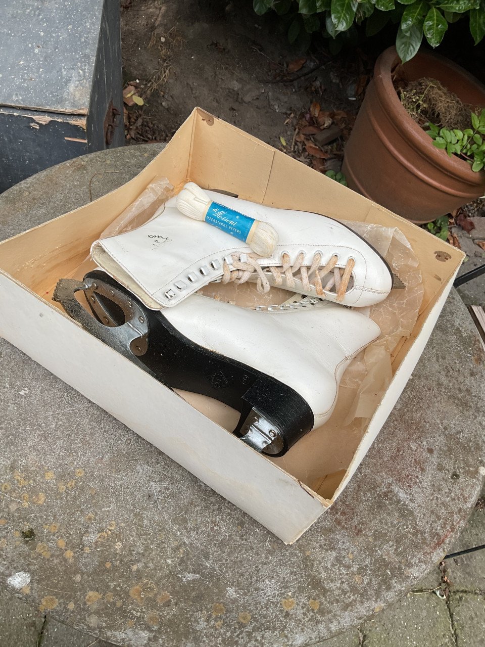 Vintage Nijdam schaatsen Mt. 37