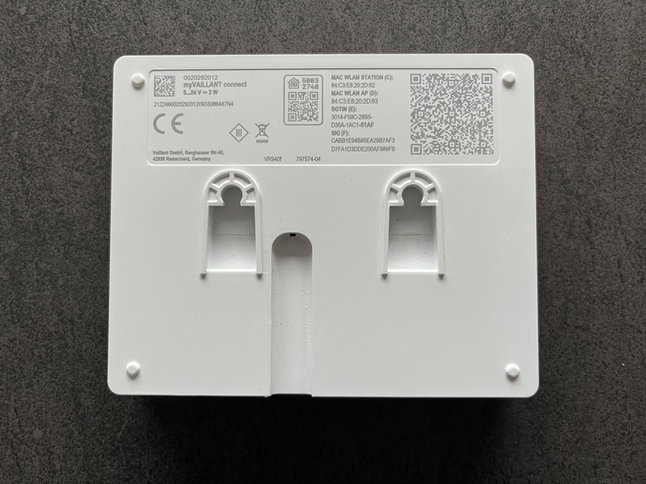 MyVaillant Connect internetmodule voor thermostaat