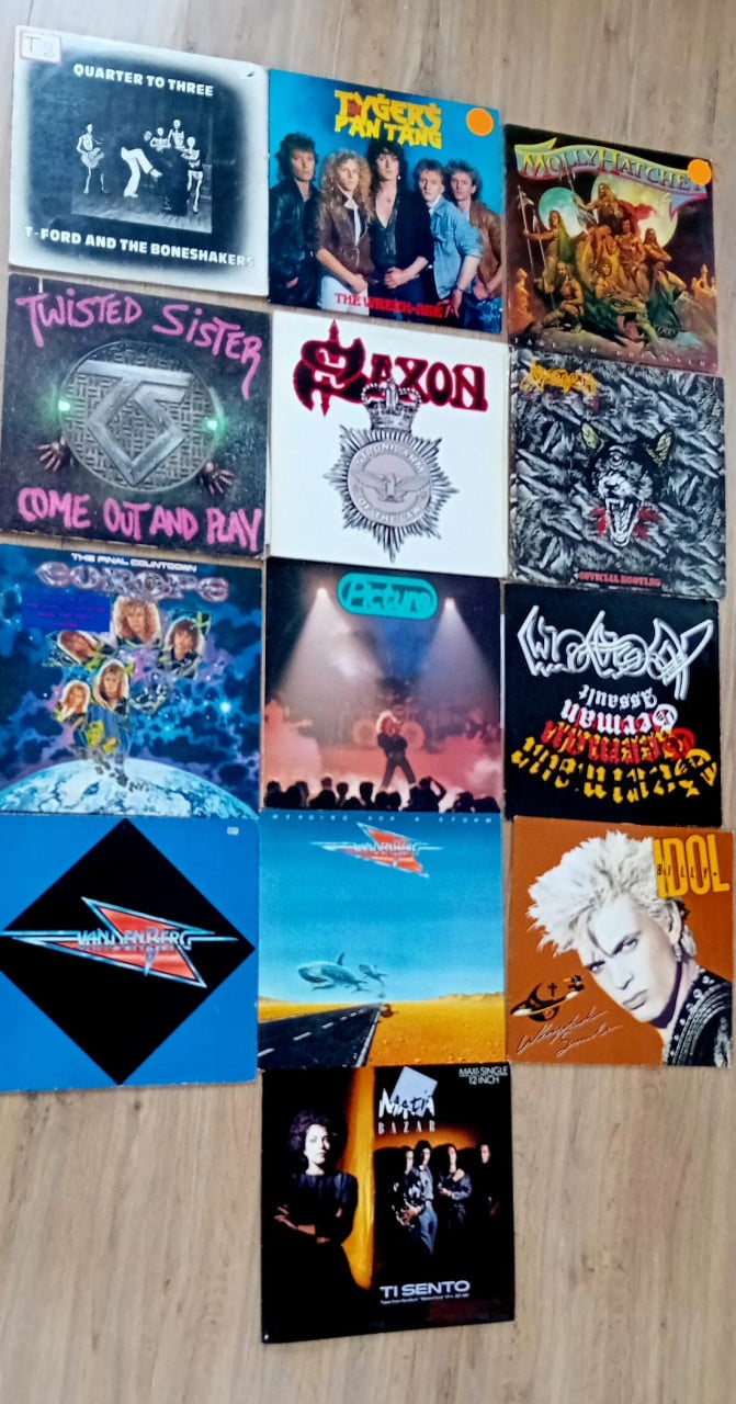 Hard rock, Heavy metal, rock enz Lp's