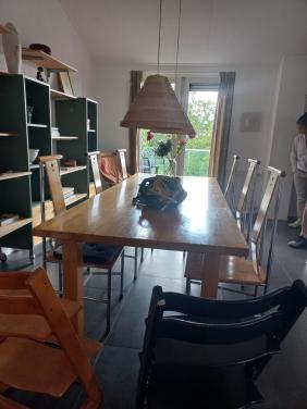 TE KOOP: Eetkamertafel 2.50 x 1.00 mtr