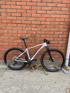 Orbea alma met carbon voorvork en dt swiss wielen