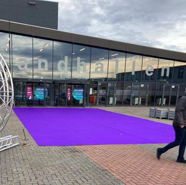 Evenementen tapijt alle kleuren direct leverbaar