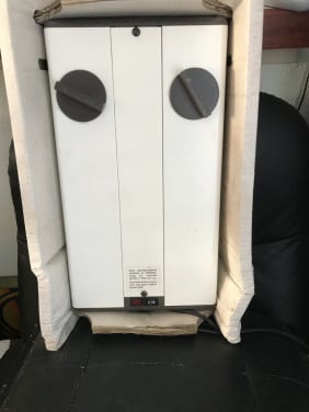 Energie zuinige elektrische gevelkachels 2W/uur.