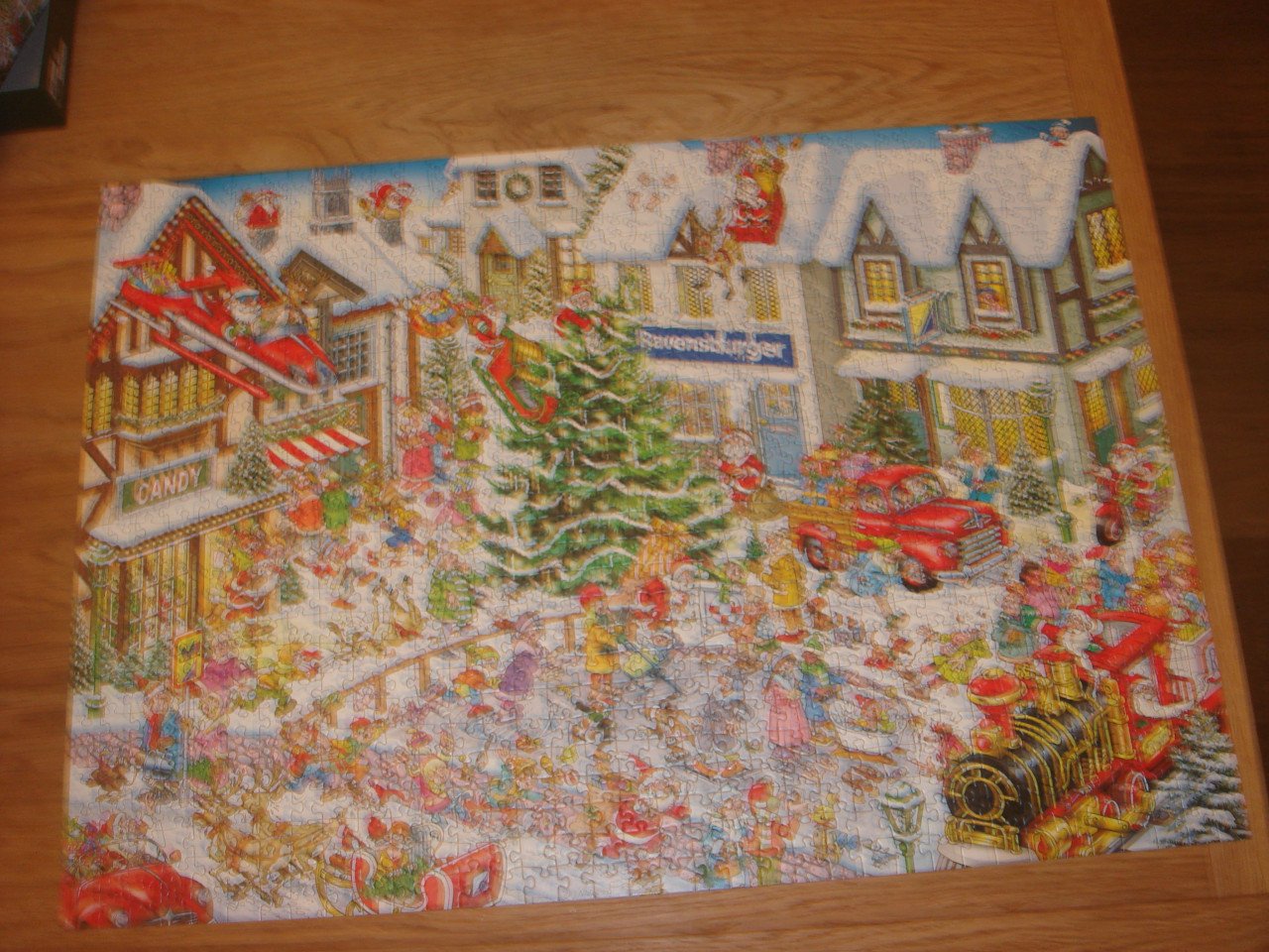 Te koop Complete Cartoon puzzel Christmas Ray Nicholsas 1000 stukjes