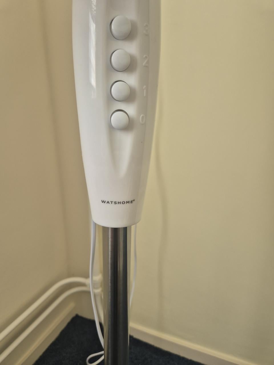 -VERKOELING- Stafief ventilator hoog - zwenkbaar - wit