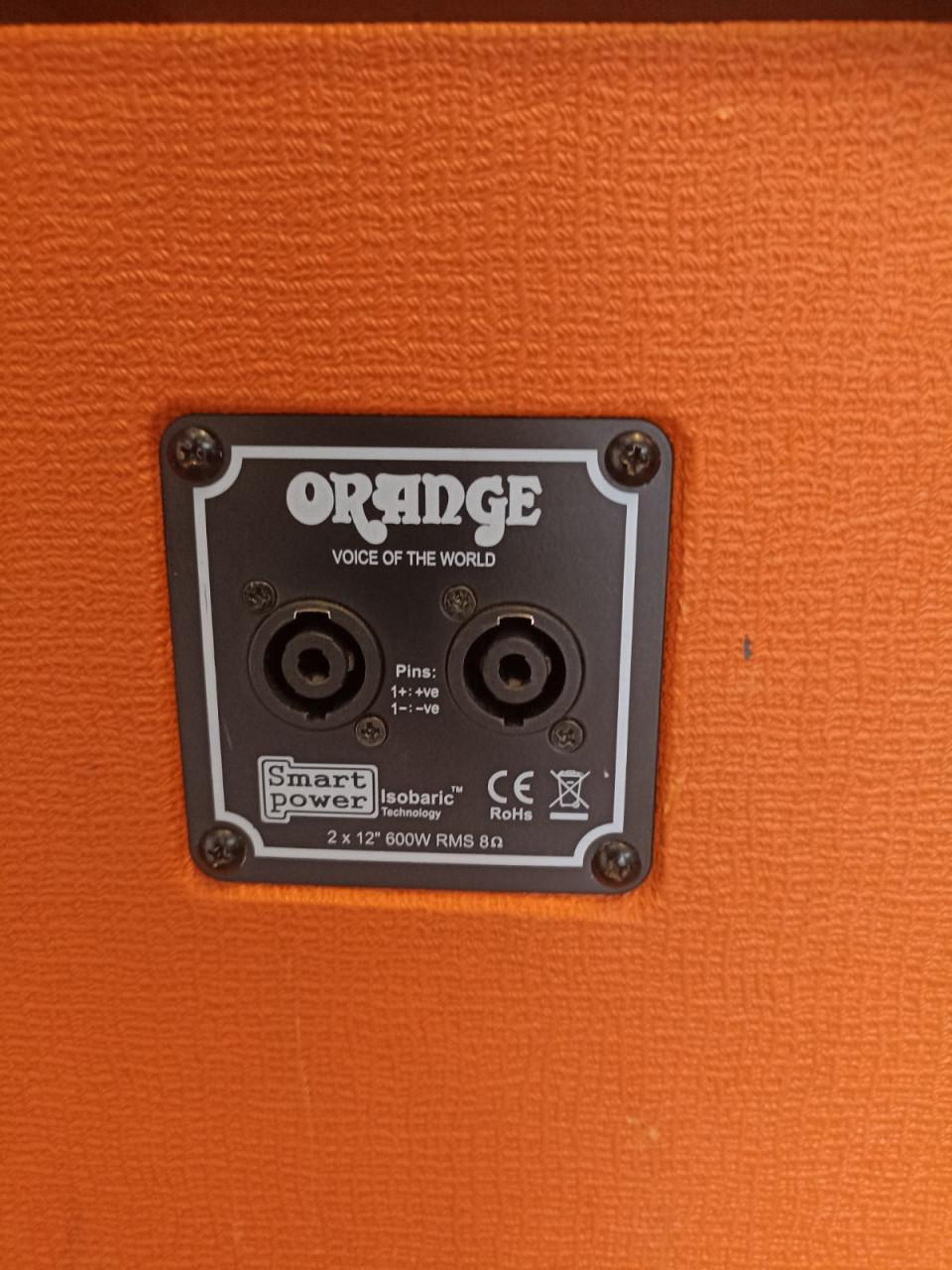 Orange 2x12 isobaric Bassspeaker