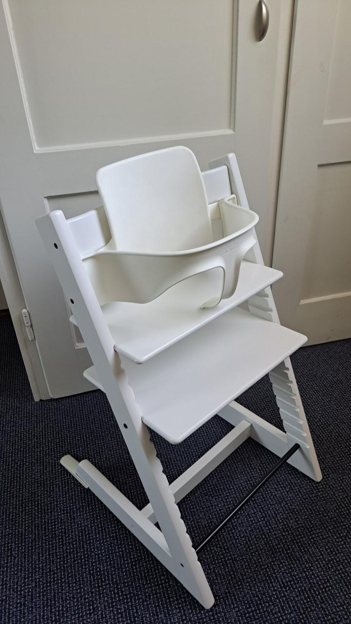 Stokke Tripp Trapp wit complete set
