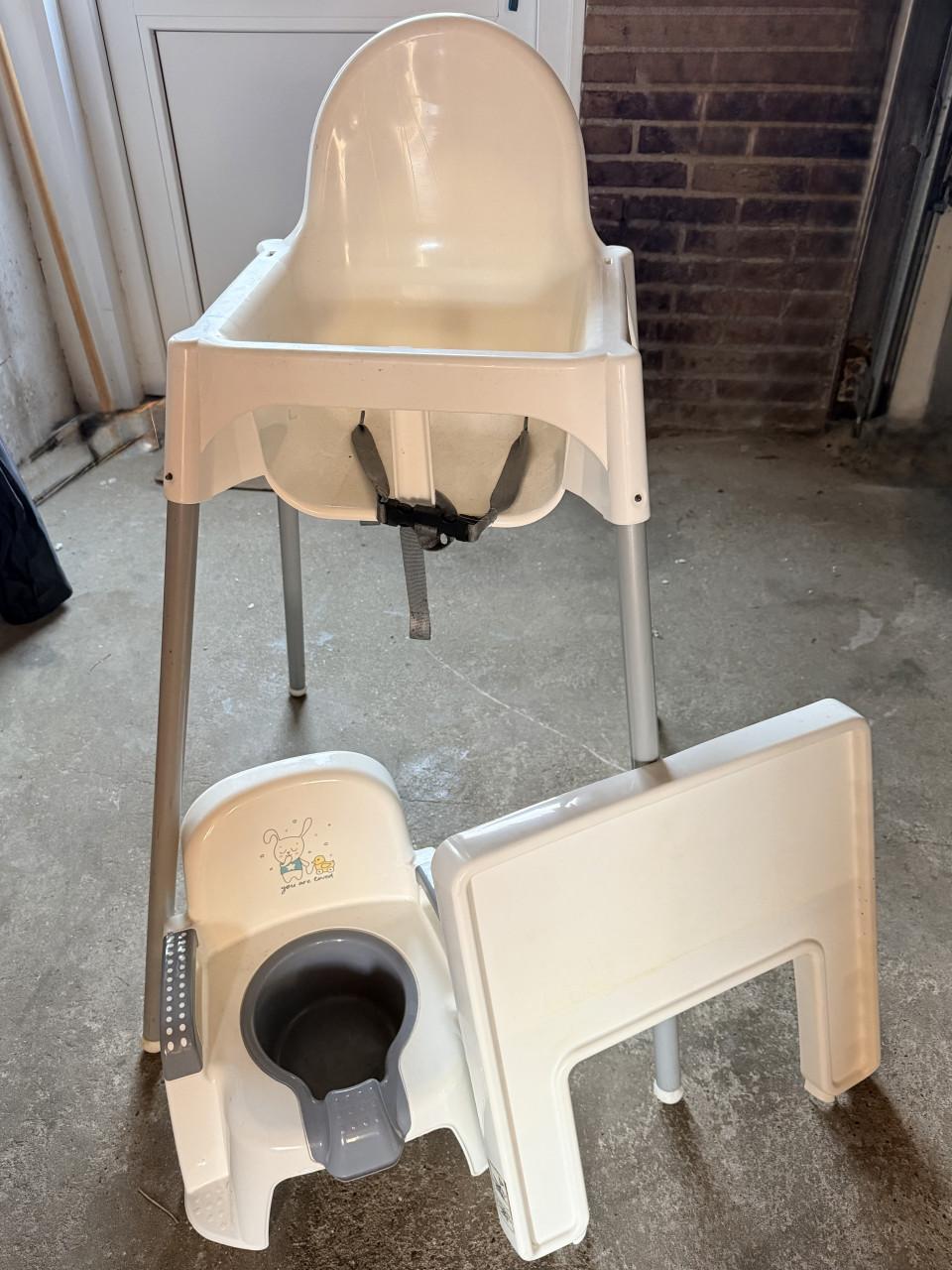 Kinderstoel en potje/kindertoilet
