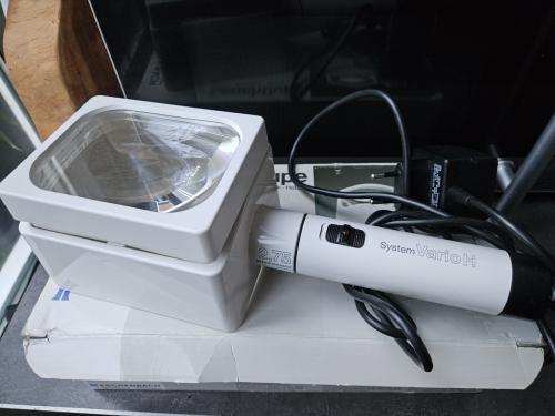 Zgan vintage verlichte eschenbach vario H loeplamp