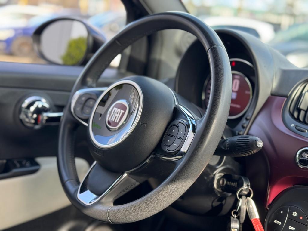 Fiat 500 C 1.2 star * leer * cruise control * clima * pdc