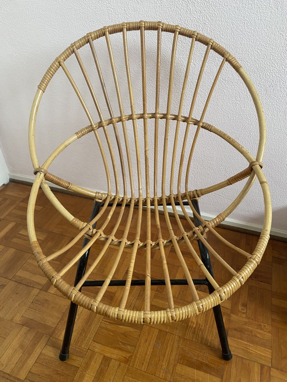 Vintage rotan stoeltje