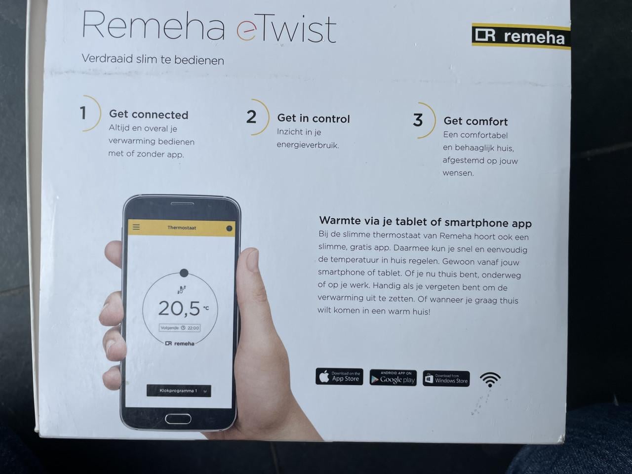 Kamerthermostaat Remeha Twist met Gateway