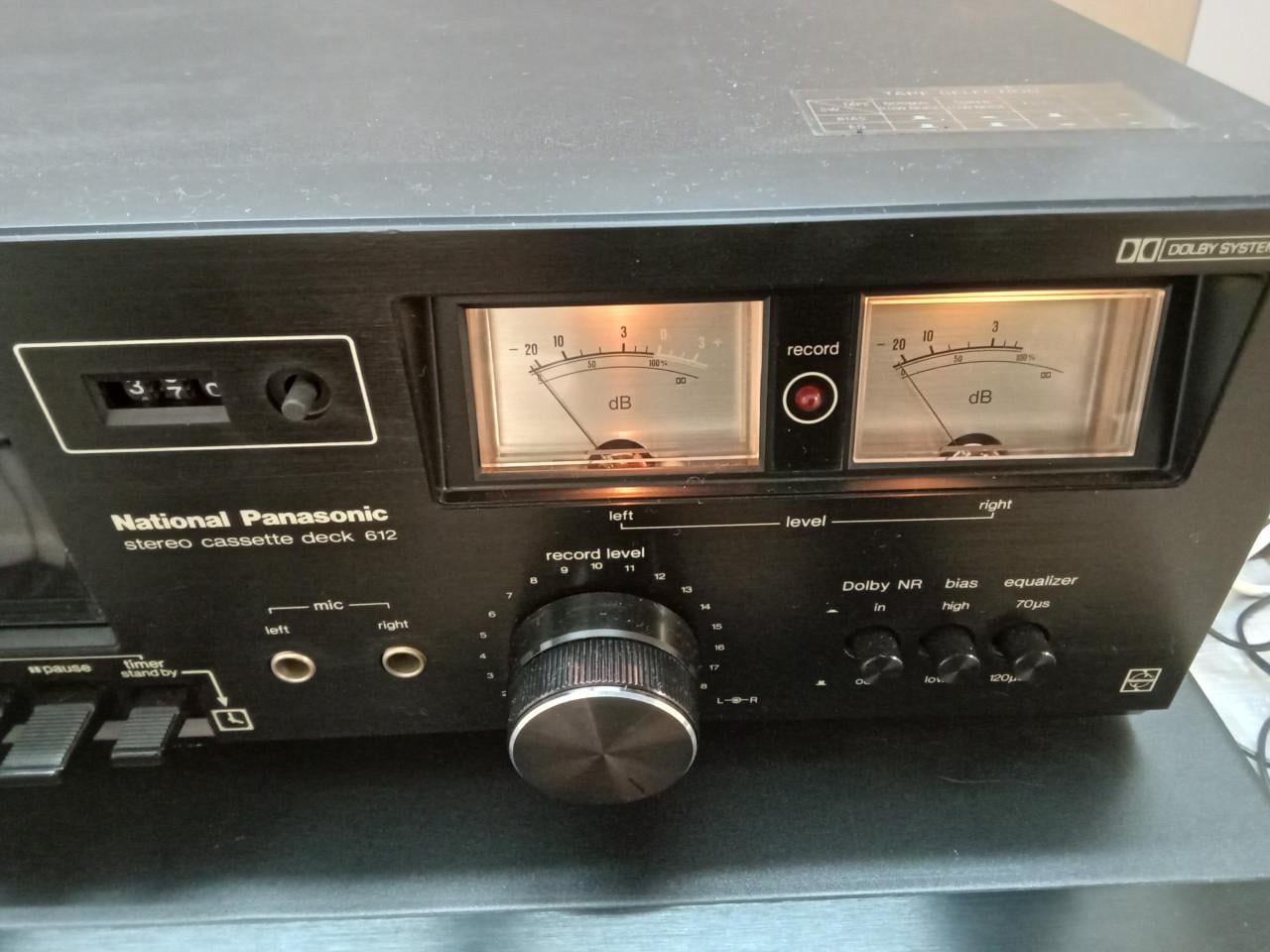 National panasonic  612 cassettedeck [technics]