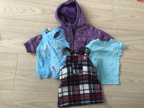 Pakketje meisjeskleding maat 80