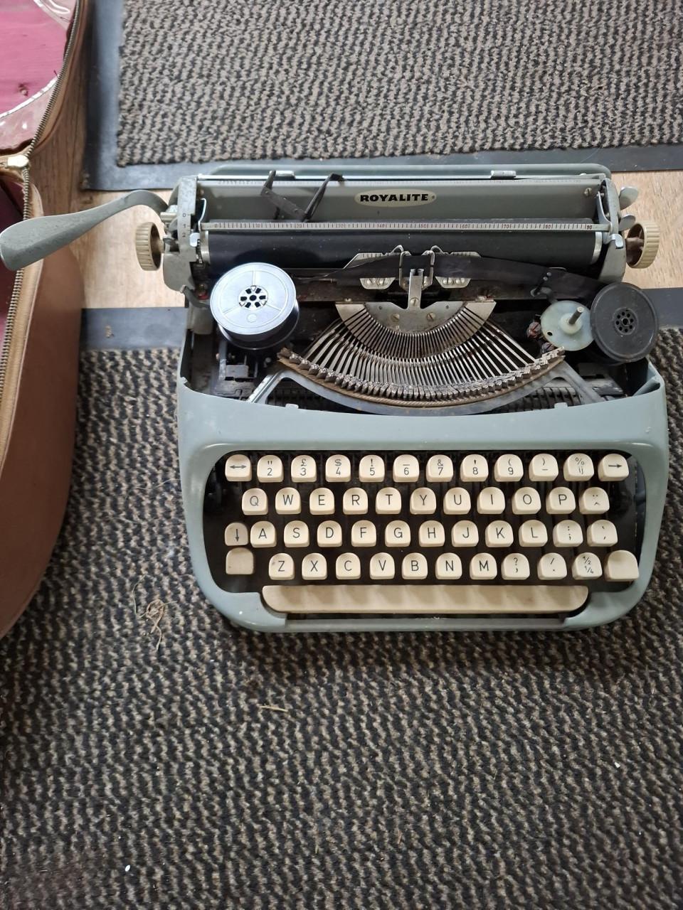 Ouderwetse typemachine