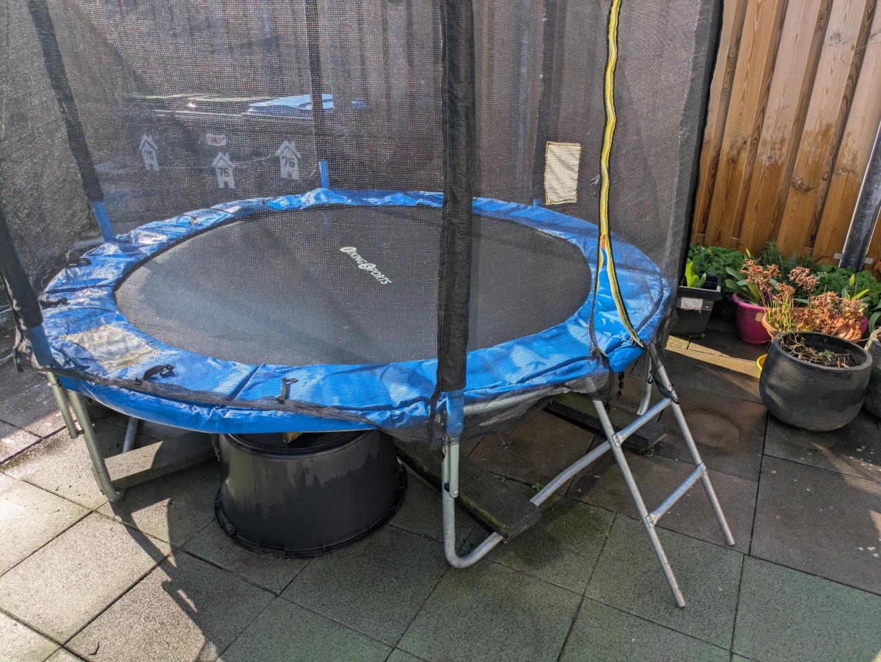 Viking Choice Trampoline 244 cm Blauw - Incl. Veiligheidsnet & Ladder