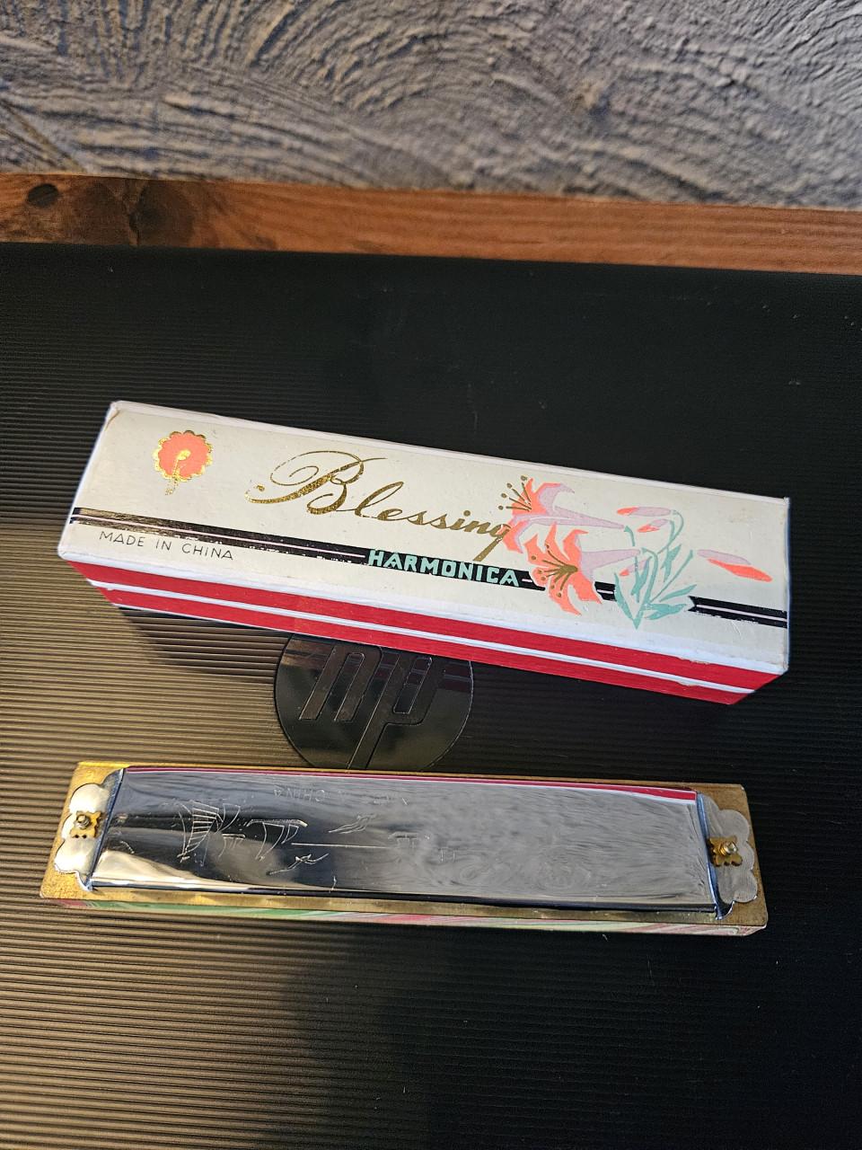 Blessing Harmonica - Vintage Mondharmonica met Doosje