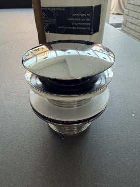 Ligbad afvoerplug chroom - Push Close