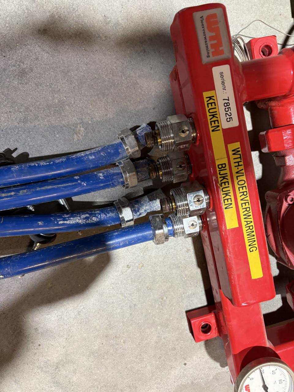 Verdeler vloer verwarming