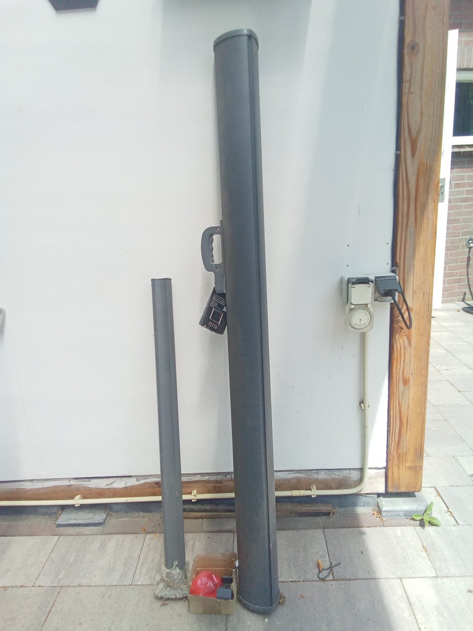 Windscherm nieuw met toebehoren