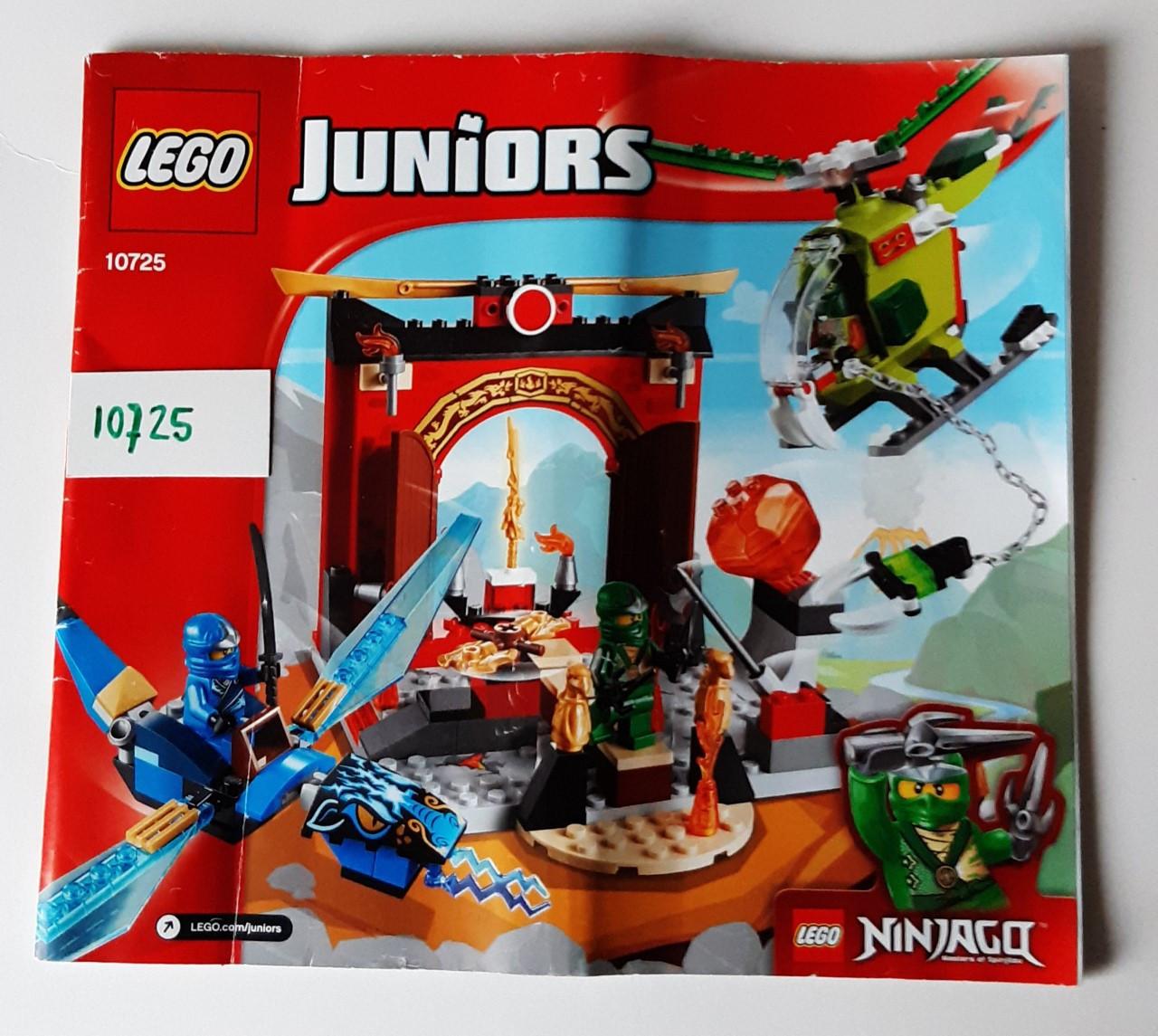 Lego Ninjago 10725: verloren tempel met Jay, Llyod en Zoltar.