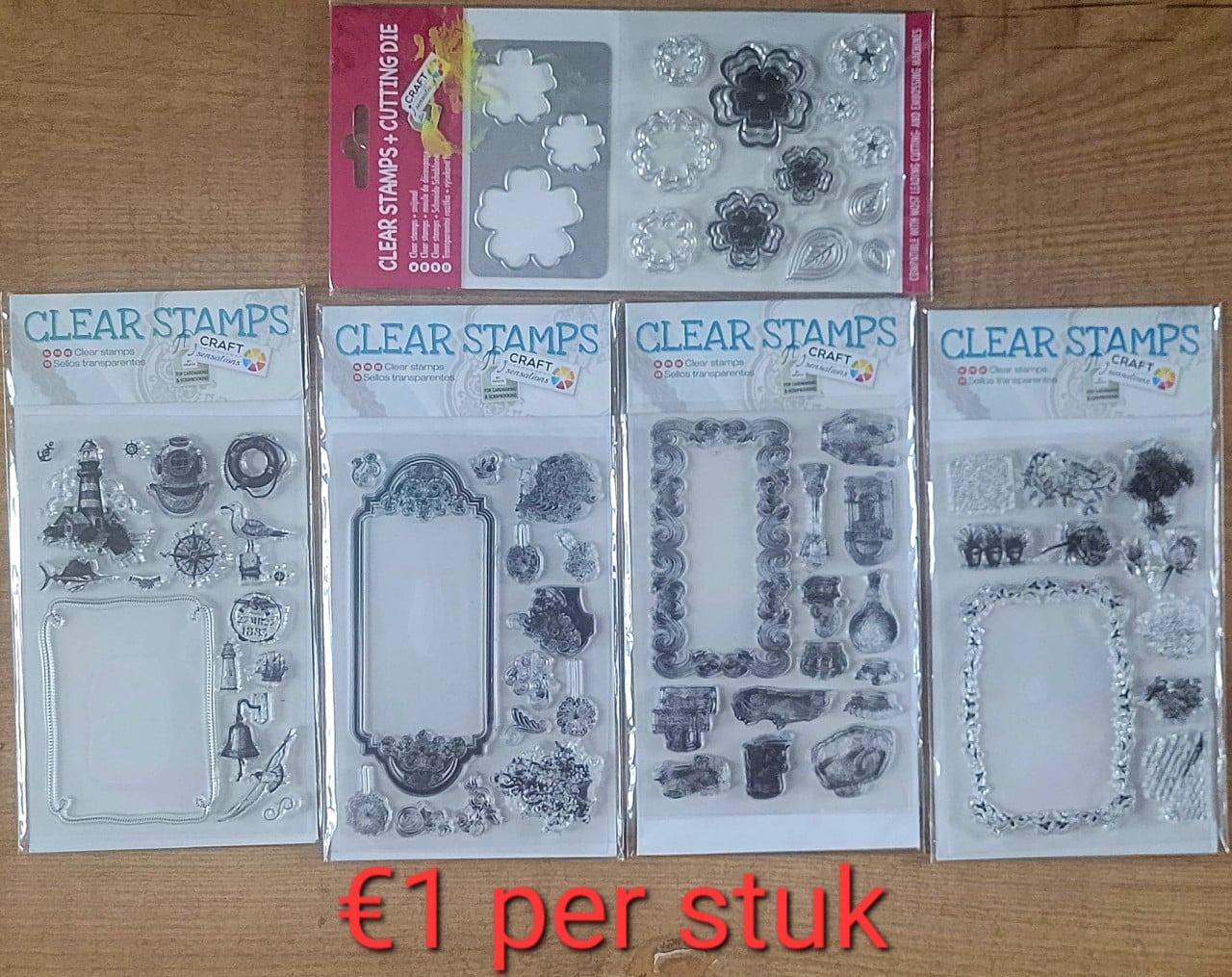 Sjabloon, stempels, Stencils   Vanaf € 0,50