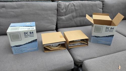 4x Artsound DC 84 Waterdichte Inbouw Luidspreker - Nieuw