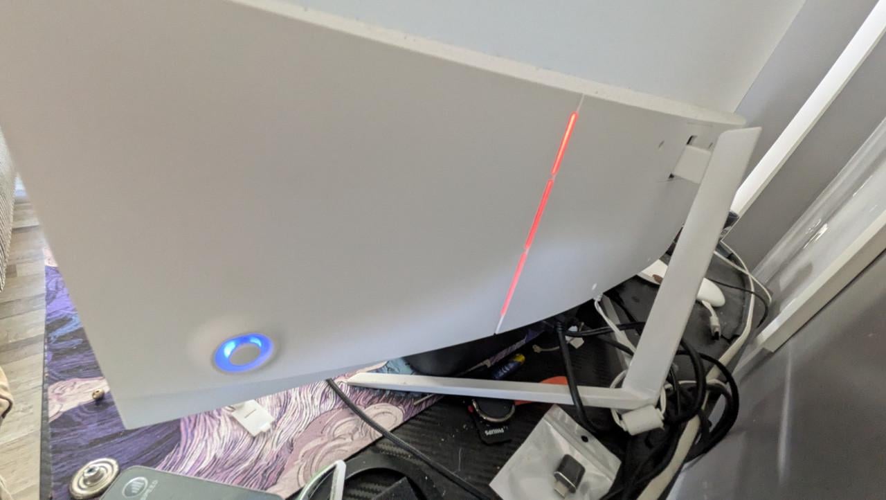 Z-Edge 27" 100Hz Curved LED Monitor – Wit – Nieuwstaat!