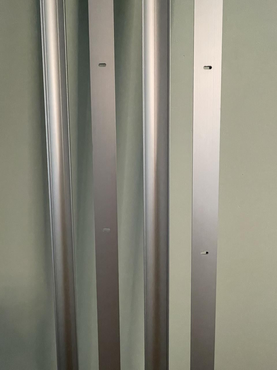 Kabelgoot, 2 lengtes, geadoniseerd aluminium