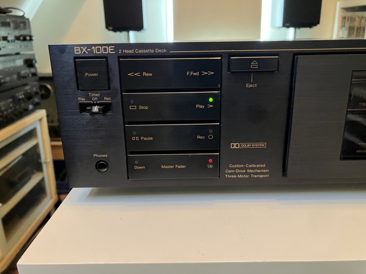 Nakamichi BX-100 cassettedeck geserviced met 2 maanden garantie!