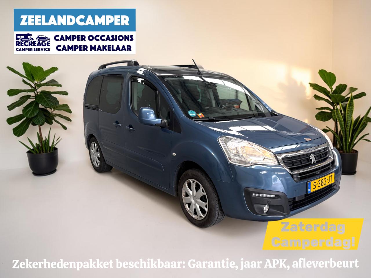 2P. Microcamper Peugeot Partner Tepee 1.2 Benzine!  – auto én camper in één