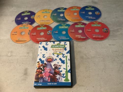 Sesamstraat - 10 DVD Box ( 10 cd’s)
