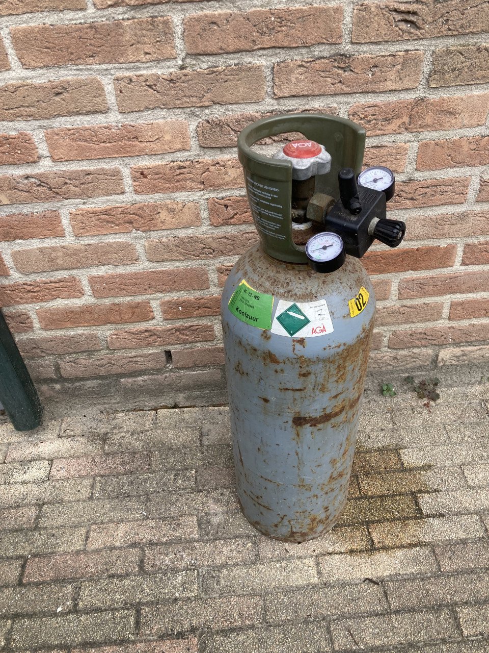 Co2 fles 10 kg ( leeg)