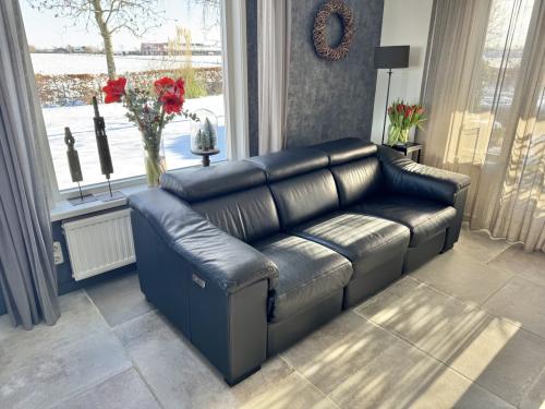 Luxe leren 3 zitbank