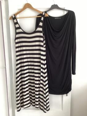 2 mooie jurken kan ook leuk apart gedragen worden lekker warme jurk xl