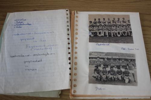 Voetbal plaatjes + handtekeningen.. World cup 1978