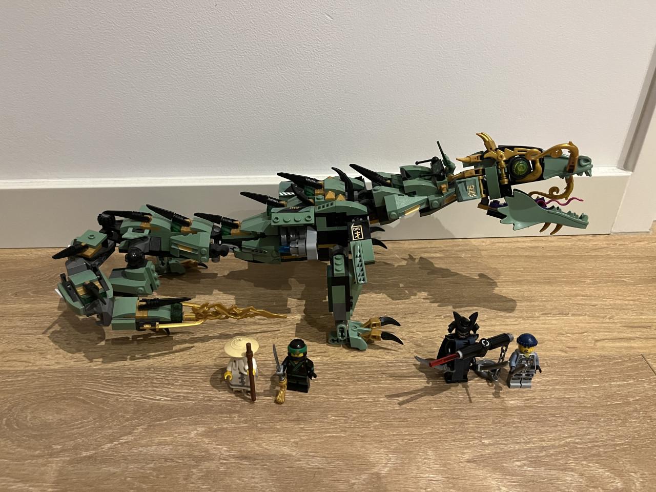 Lego Ninjago groene ninja mecha draak