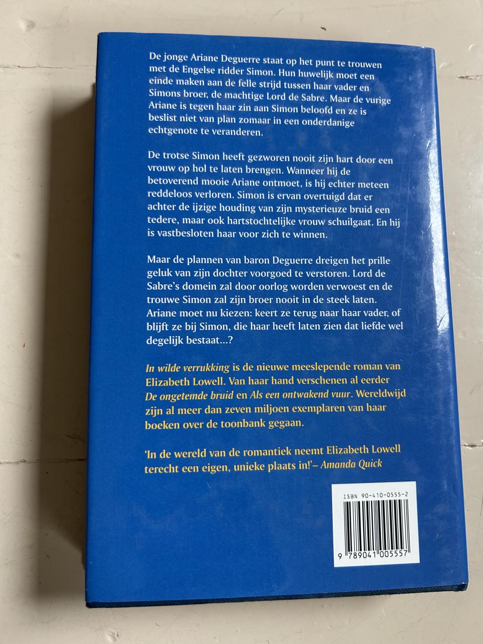 4 x Elizabeth Lowell - historische romans