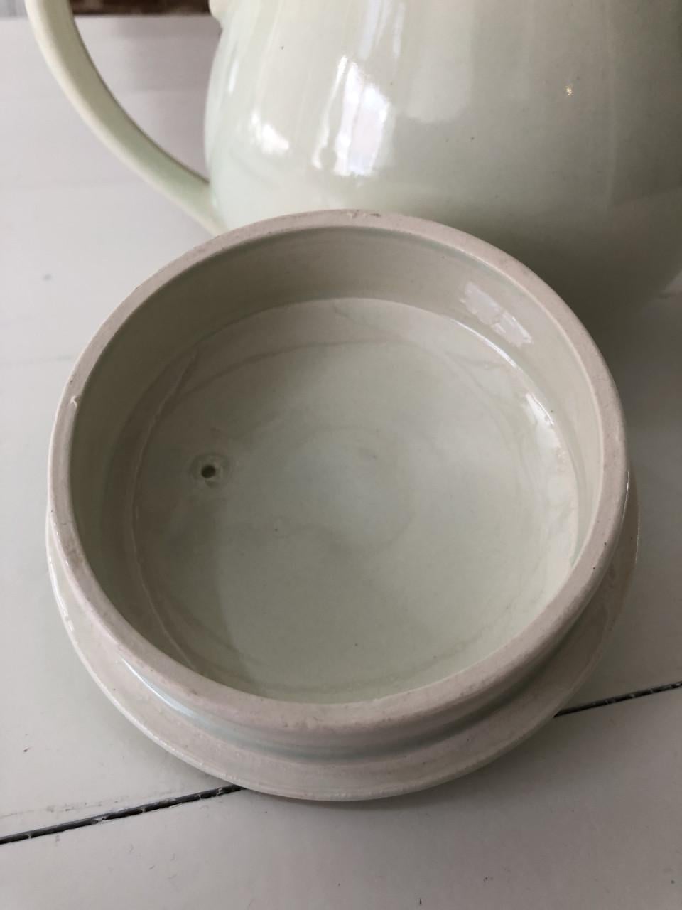 Lief brocante lichtgroen PickWick theepotje met mooie details