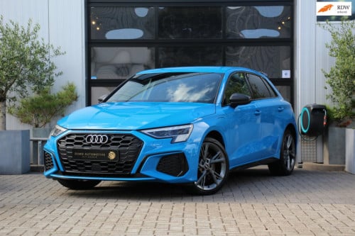 Audi A3 sportback 45 tfsi e s-line - matrix - turbo blauw - dab - virtual c