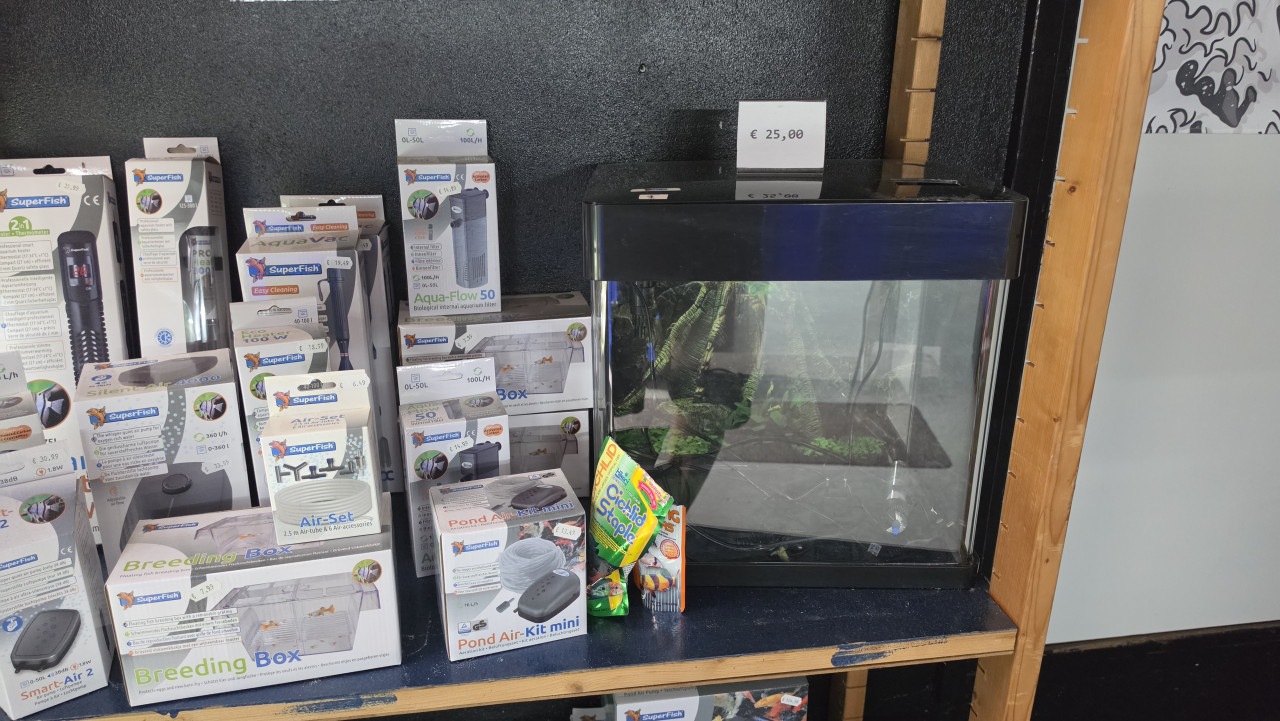Kleine aquarium