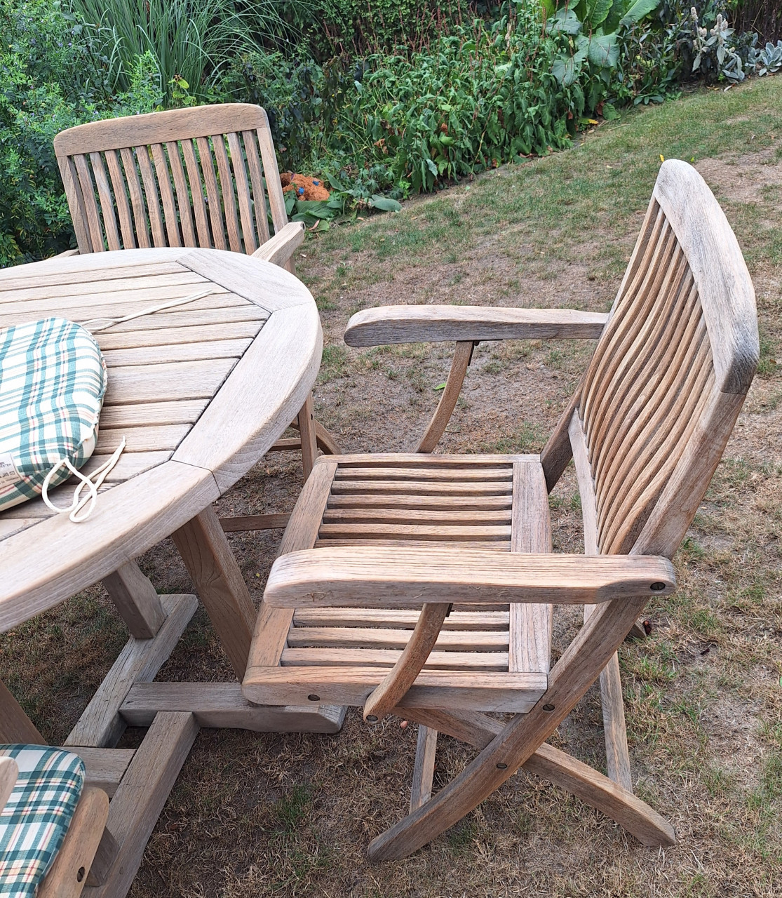 Schitterende Teakhouten tuinset