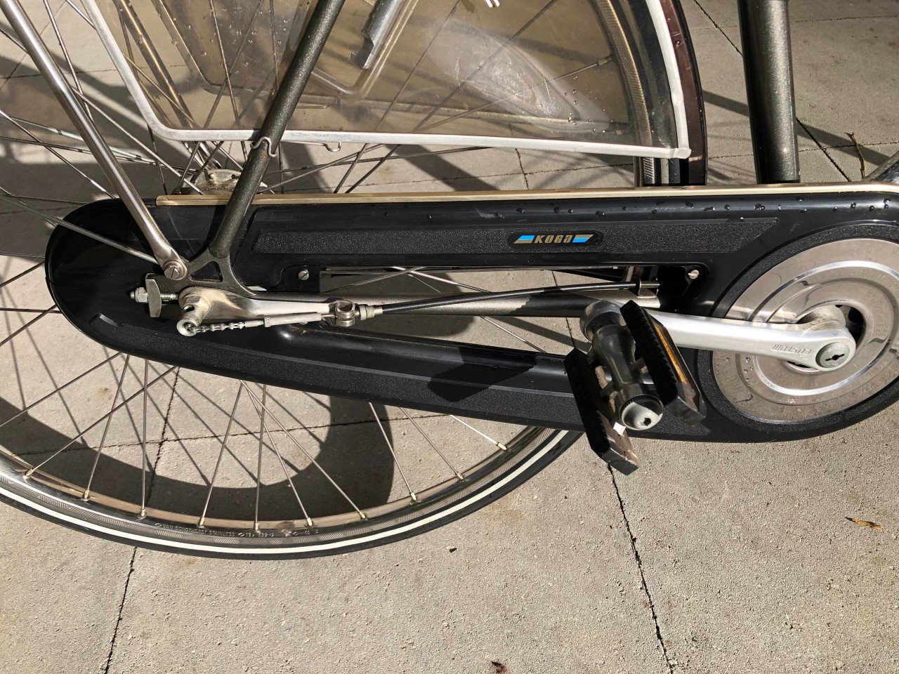 Damesfiets.