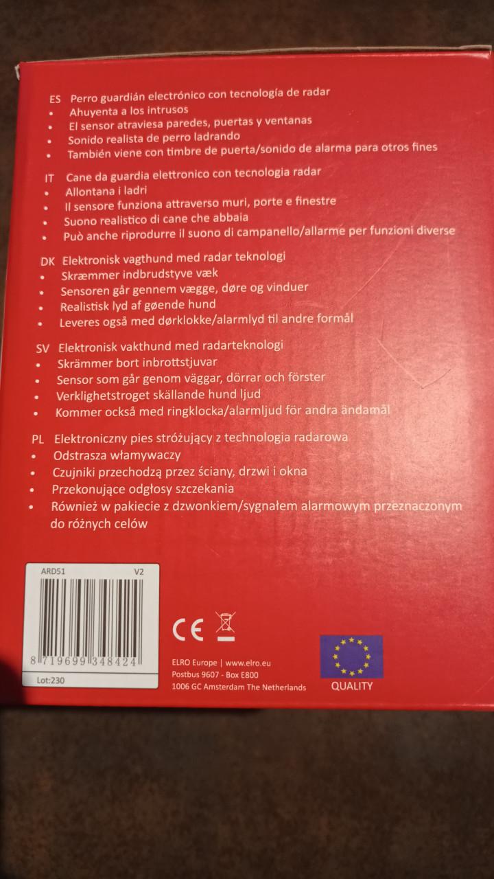 Elro electronic guard dog