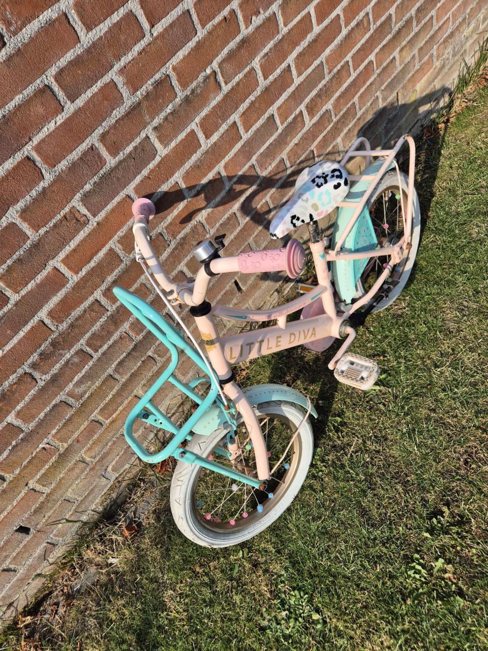 Little Diva meisjesfiets 16 inch