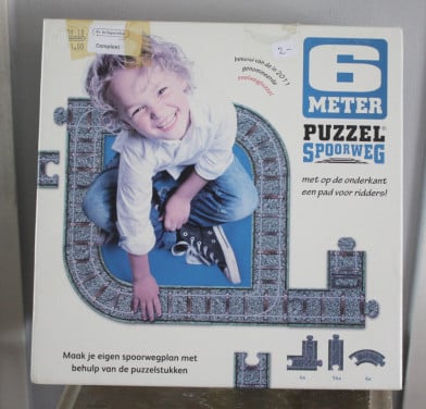 Puzzel spoorweg 6meter