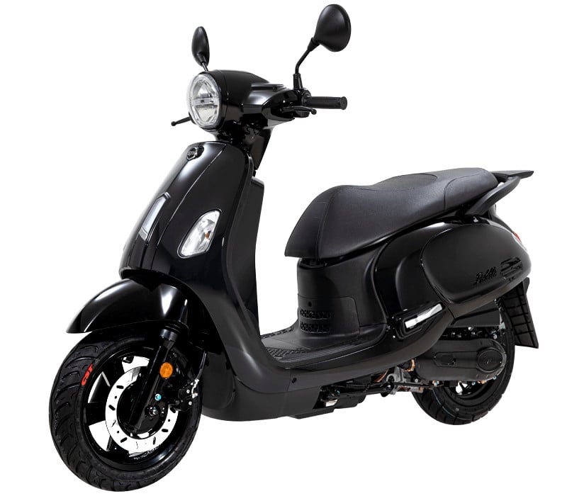 Sym Fiddle IV 25/45km de A-merk retro scooter!