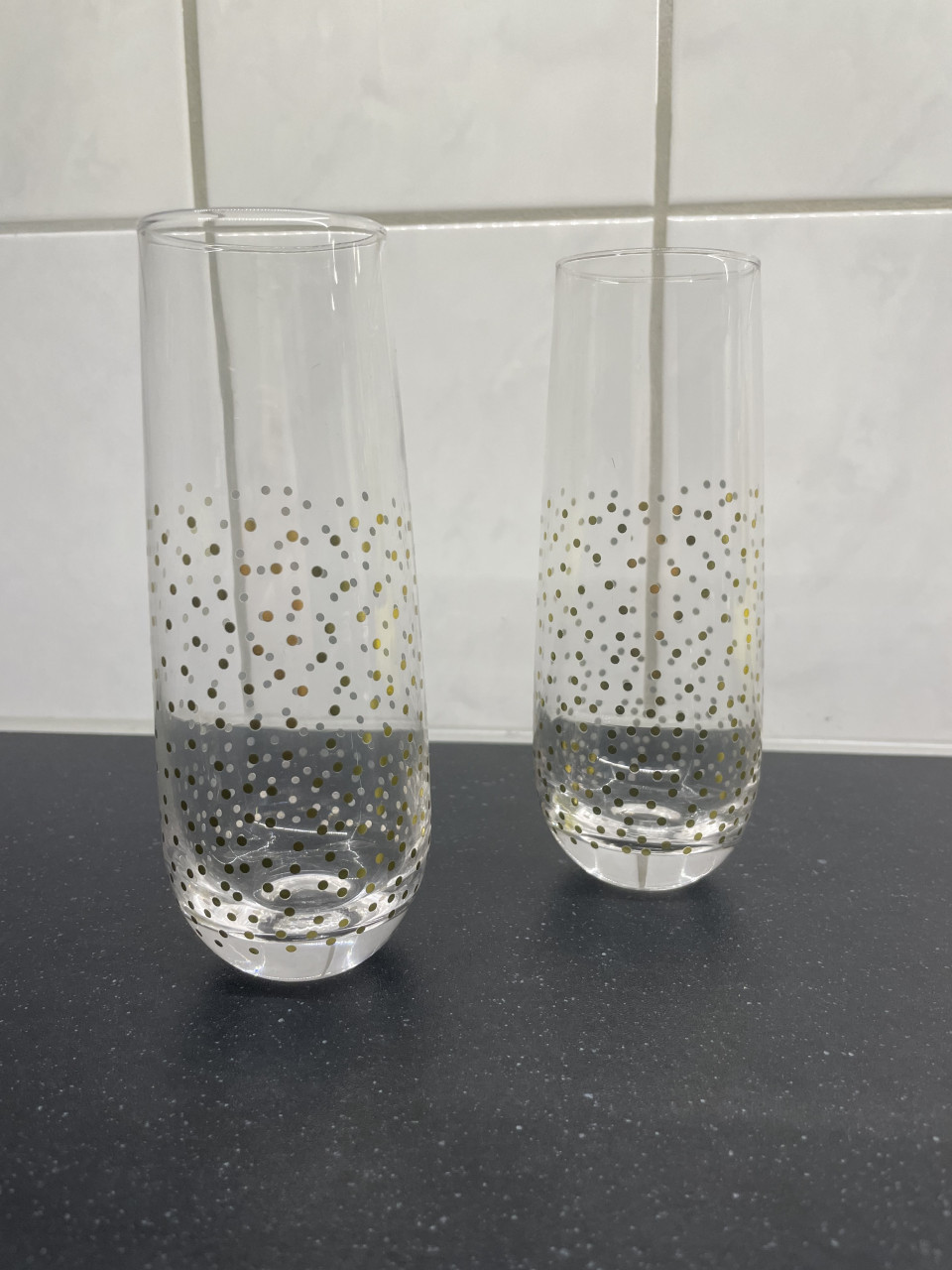 2 nieuwe leuke glaasjes