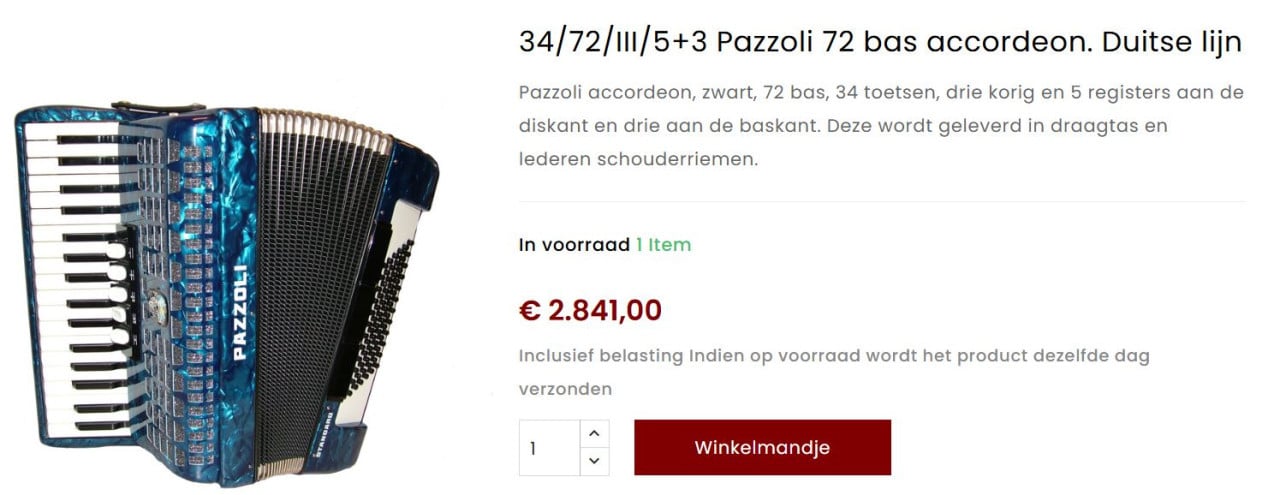 Pazzoli accordeon