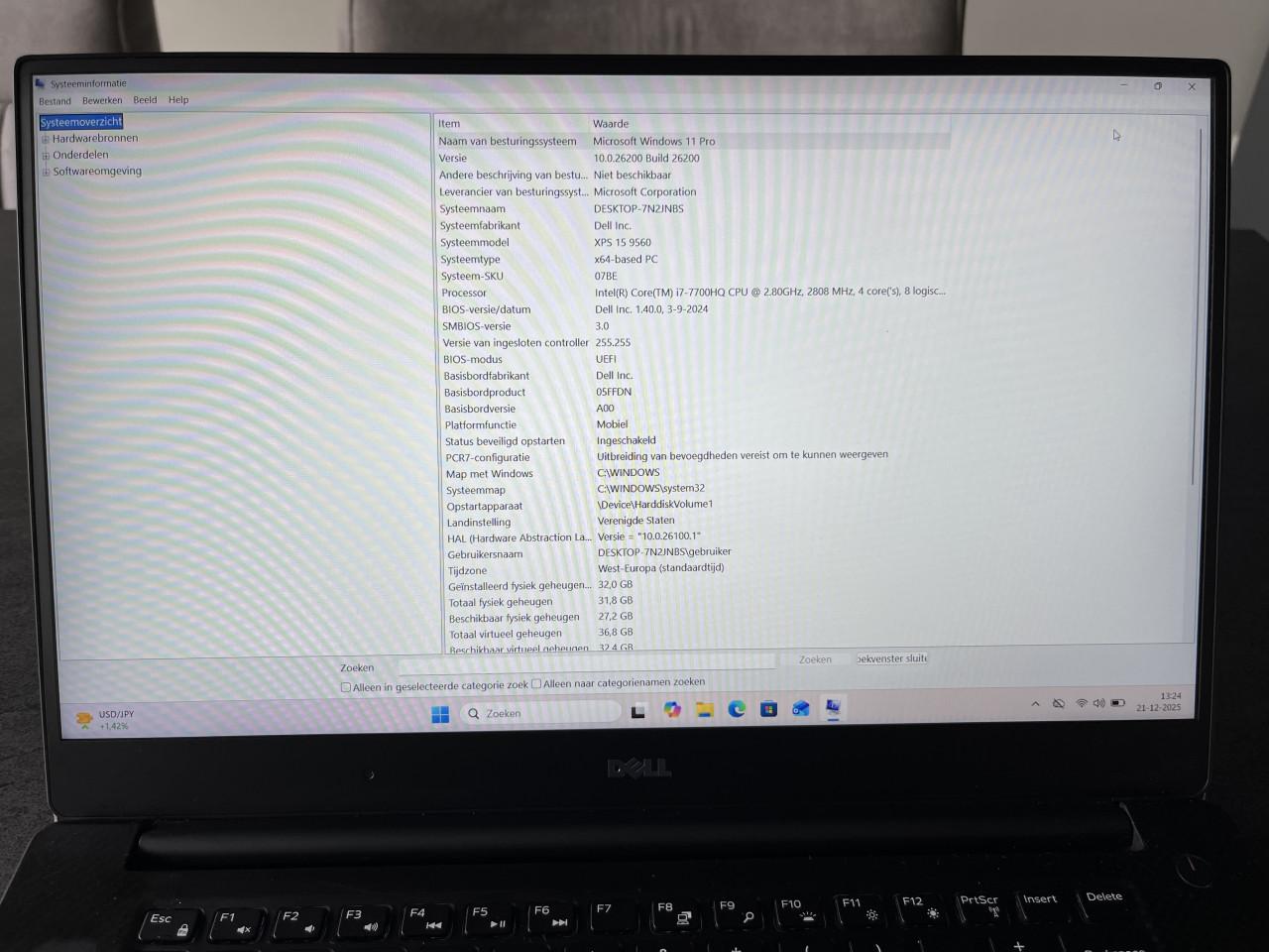 Dell XPS 15 9560 – 1TB SSD – 32GB RAM – Intel I7